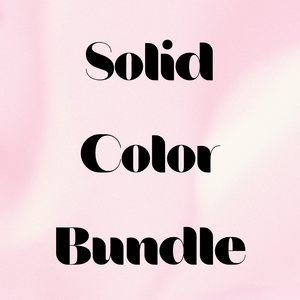 Solid color bundle